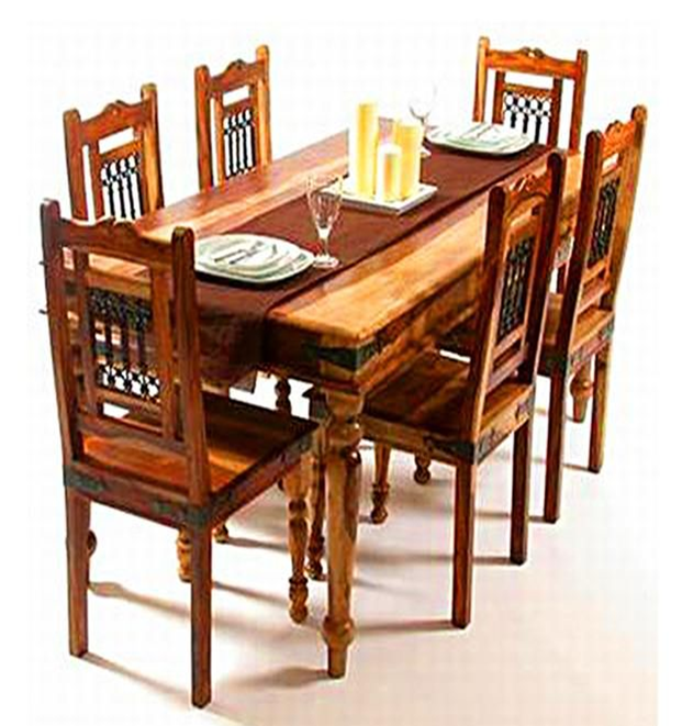 Imported India Wooden 6 Seater Table