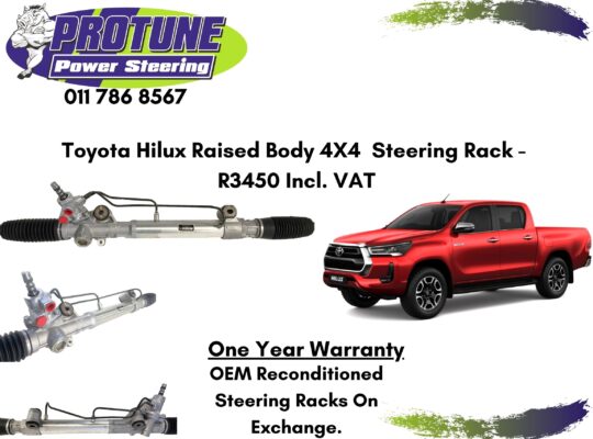 Toyota Hilux Raised Body 4X4 – OEM Recon. Steering Racks