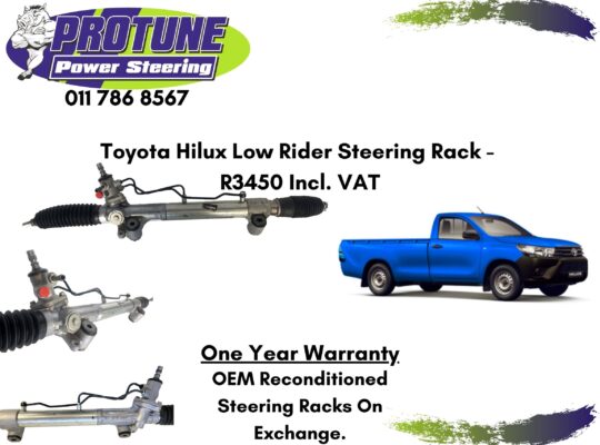 Toyota Hilux Low Rider – OEM Reconditioned Steering Racks
