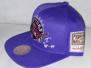 Toronto Raptors Mitchell & Ness Snapback Hat Cap – Purple – New