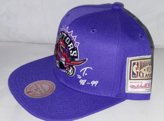 Toronto Raptors Mitchell & Ness Snapback Hat Cap – Purple – New