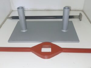 Compaction Testing Base Plate, Pin, Removing Tool Set