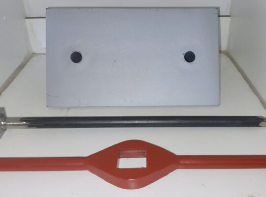 Compaction Testing Base Plate, Pin, Removing Tool Set