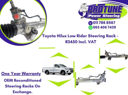 Toyota Hilux Low Rider – OEM Reconditioned Steering Racks