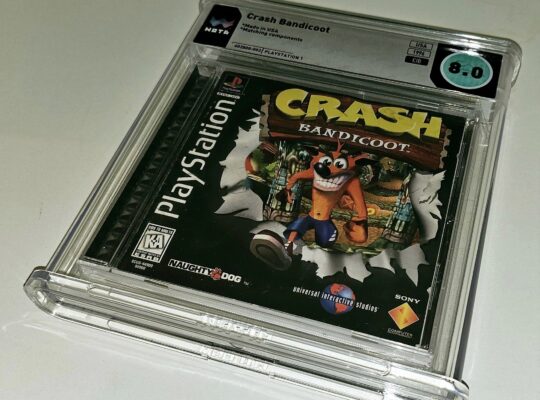Crash Bandicoot – WATA 8.0 – First Print – 1994 – Sony Playstation 1