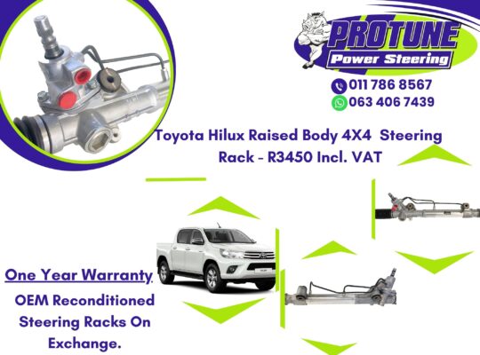 Toyota Hilux Raised Body 4X4 – OEM Reconditioned Steering Racks