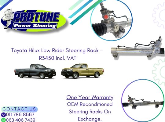 Toyota Hilux Low Rider – OEM Reconditioned Steering Racks