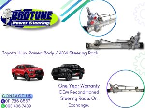 Toyota Hilux Raised Body 4X4 – OEM Reconditioned Steering Racks