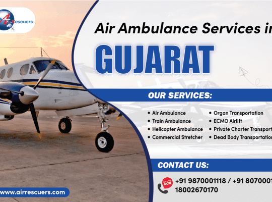 Round-the-Clock Air Ambulance Services in Gujarat