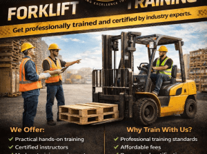 Become a Certified Forklift and Reach Truck Operator!