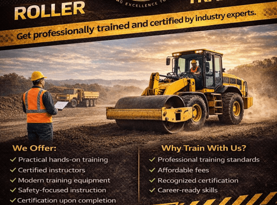 Road Roller Operator Training Now Open!