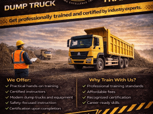 Dump Truck Operator Training Now Open!