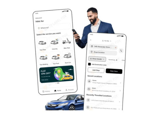 Fox Taxi – Advanced Uber Clone App for Modern Ride-Hailing Businesses