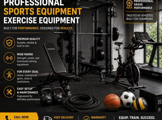 Complete Your Fitness Setup with Sports Equipment