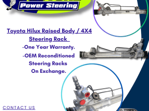 Toyota Hilux Raised Body 4X4 – OEM Reconditioned Steering Racks