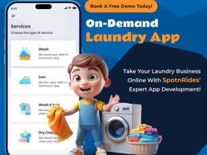 Launch a Scalable Laundry App Clone Using SpotnRides