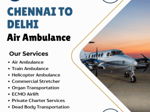 Professional Medical Air Ambulance in Chennai
