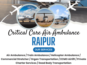 Professional Medical Air Ambulance in Raipur
