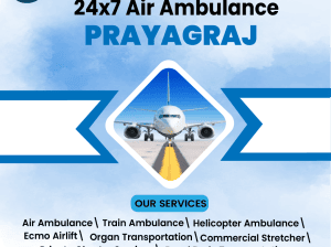 ICU Air Ambulance Facility in Prayagraj