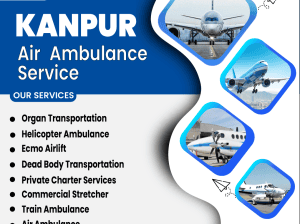 ICU Air Ambulance Services Available in Kanpur