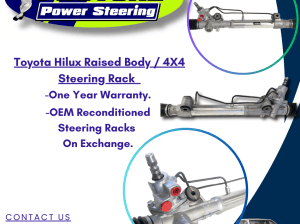 Toyota Hilux Raised Body 4X4 – OEM Reconditioned Steering Racks